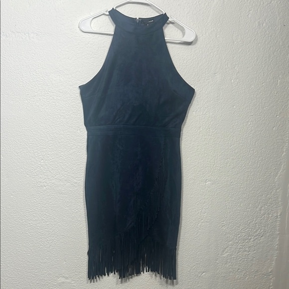 Aqua Dresses & Skirts - Aqua velvet  blue dress size L